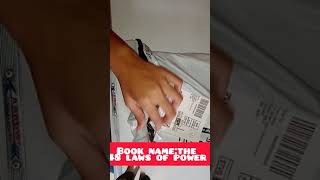 unboxing of book|the 48 laws of power| my first book