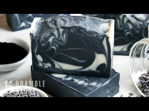 Lavender and Charcoal Soap Project