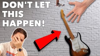Video thumbnail for How's It Hanging? - Installing a Guitar Wall Mount - Hercules GSP38WBPLUS by Landon Bailey