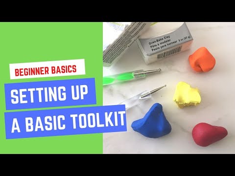 Polymer Clay Basics: What Tools Do You REALLY Need? Setting Up A Toolbox The Is Useful and Cheap!
