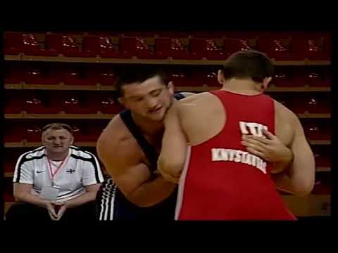 120 kg. GR  Mantas Knustautas vs Iakobi Kajaia (GEO)1-2 place,Europ.Yunior Champ.2013 Skopje