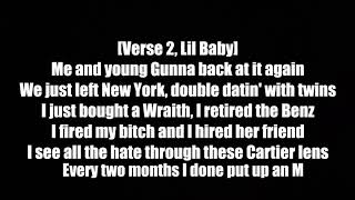 Gunna &quot;Sold Out Dates&quot; ft. Lil Baby (Lyrics Video)