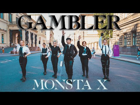 [KPOP IN PUBLIC RUSSIA] MONSTA X '몬스타엑스' - 'GAMBLER' Dance Cover by CAPSLOCK | ONE TAKE