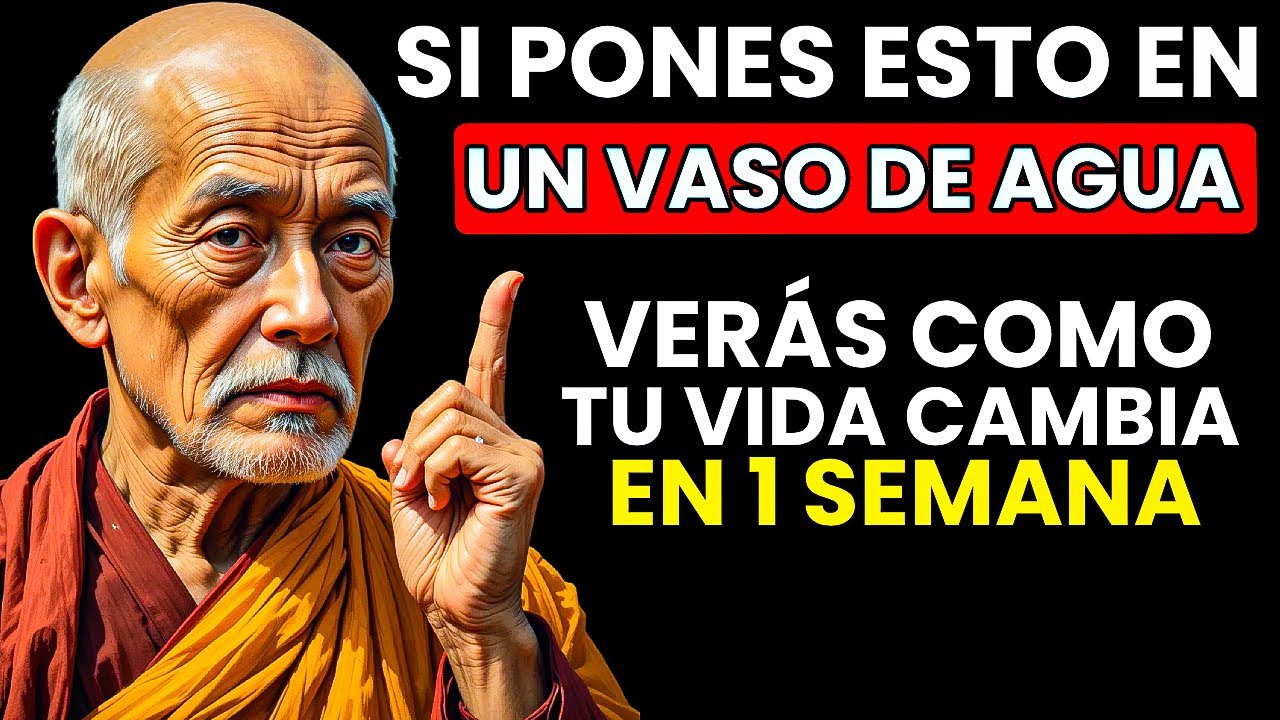 Pon ESTO En Un VASO y MIRA lo que Sucede en Tu Vida - Sabiduría Budista