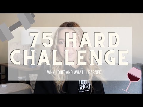 Why I quit 75 Hard (and why you should too)