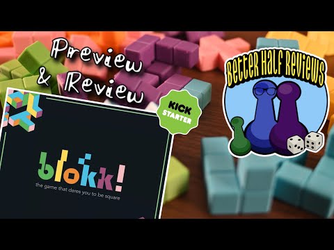 Blokk! | Kickstarter Preview & Review | Better Half Reviews