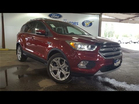 Red 2017 Ford Escape Titanium 4WD Review Prince George BC - Prince George Motors