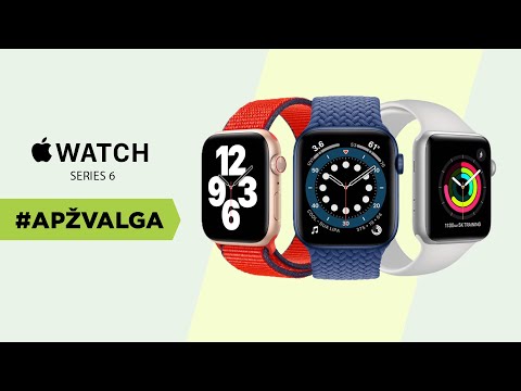 Išmanusis laikrodis Apple Watch Series 6, GPS, 40mm Mėlyno (Mėlyna) korpuso su mėlynu (Deep Navy) sportiniu dirželiu - Regular LT