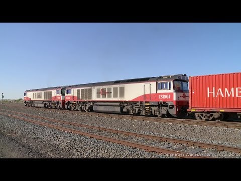 SCT/SBR 7922v Dooen Container Train Departing Gheringhap Loop - PoathTV