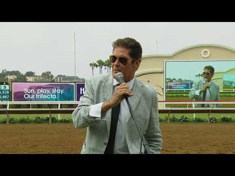 David Hasselhoff Performs Sing With Bing at Del Mar Opening Day 7 18 18