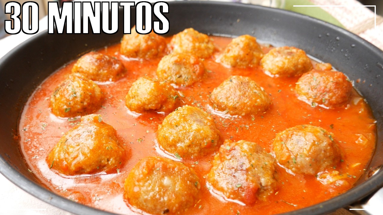 Meatballs with Grandma's Tomato Sauce | Easy, Affordable, and Filling Recipe!