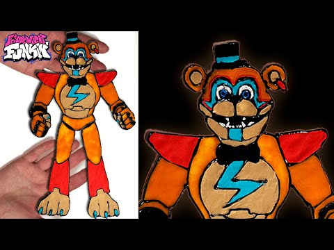 [FNF] Making Glamrock Freddy ➤ 3D Pen and Polymer Clay [Poppy Playtime] Friday Night Funkin [FNAF]