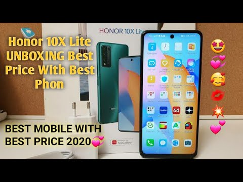 Honor 10X Lite-New budget phone in the market Honor launched its new smartphone 2021