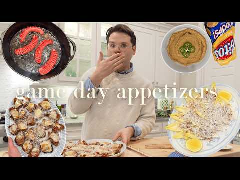 The Super Bowl Appetizer Lineup | 4 Easy Recipes for Game Day | Harrison Wallace