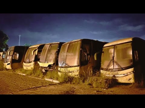 10 Ônibus da ITAPEMIRIM São Encontrados Abandonados Em Feira de Santana ,BA , Confiram Quais Modelos