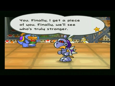 Paper Mario The Thousand Year Door - GameCube - Part 13 - Dark Craw Boss - The Koopinator Boss