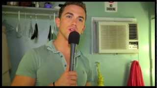 Backstage at "Ghost" with Richard Fleeshman