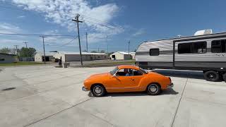 1972 Volkswagen Karmann Ghia Driving