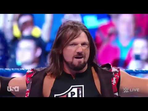 WWE Aj Styles Vs Jinder Mahal And Sameer Singh, Smackdown live 31 October 2017 Full Match HD