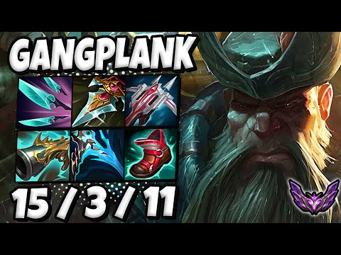 Gangplank TOP vs Zac [ OTP ] Lol Korea Master ✅