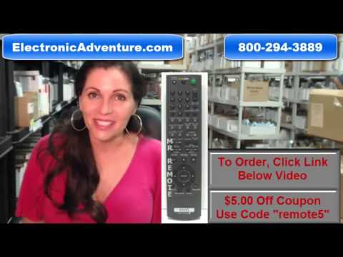 Original Sony RMT-D173A DVD Remote Control Coupon $5 Off - ElectronicAdventure.com