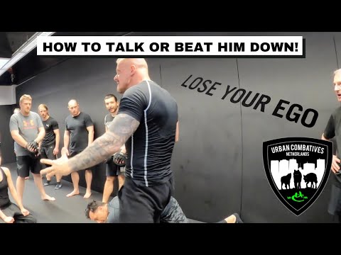 TALK OR BEAT HIM DOWN!