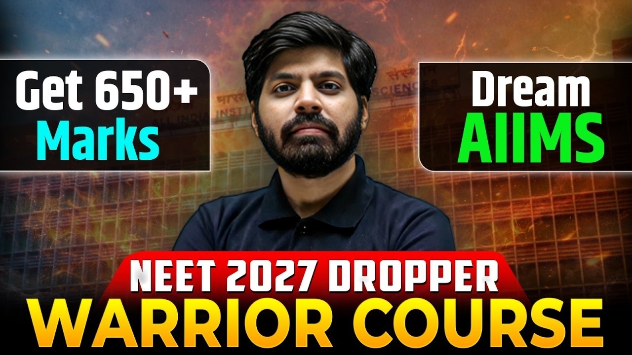 NEET 2027 Droppers - Get 650+ Marks in Drop Year | NEET 2027 Roadmap | Best Batch 🔥 | eSaral