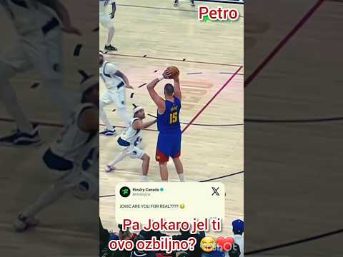 😂❤️🔥Nikola Jokić are you for real? OMG 🔥 This should have been a made basket 💪🇷🇸