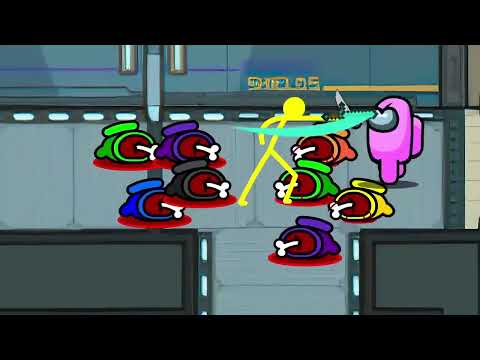 Stickman VS Among Us Giant Impostor   AVM Shorts Animation Part 08