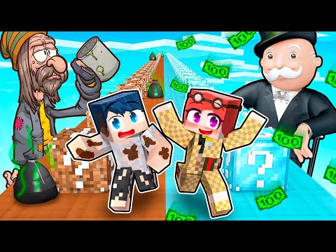 LUCKY BLOCK LADRO VS LUCKY BLOCK RICCO! - MINECRAFT