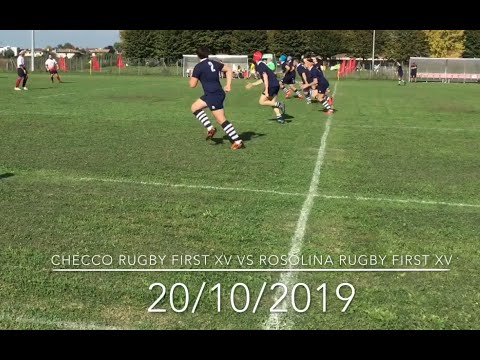 FIRST XV -  2019_10_20  - Checco Vs Rosolina