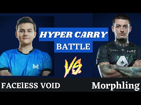 ILTW vs NIkobaby Carry Battle -- Faceless Void vs Morphling-- INSANE Damage!