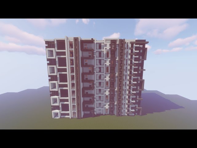 Modern Apartment Building Minecraft Map