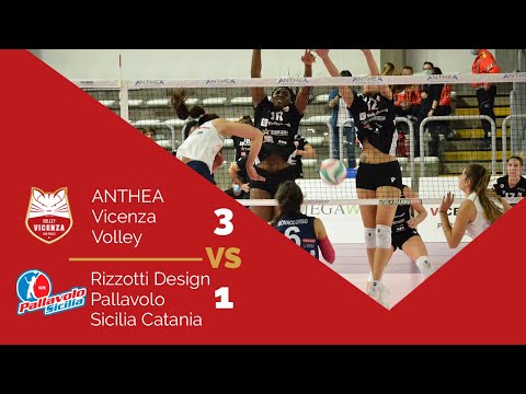 ANTHEA Vicenza Volley - vs - RIZZOTTI DESIGN Pallavolo Sicilia Catania 3-1 Highlights
