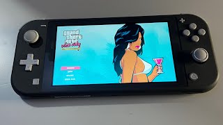 GTA Vice City Definitive Edition on Switch Lite