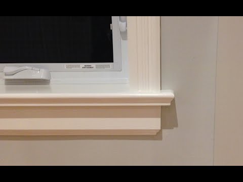 How to Make Window Sills & Apron | Woodworking Finish Carpentry