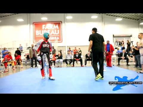 Kevin Walker vs Ryan George - Men's Sparring - Grand Slam Open Nationals 2014