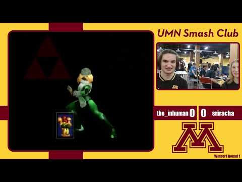 the inhuman VS sriracha | Winners Round 1 | UMN Smash Club #31 | Melee