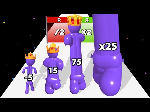 TALL KING RUN - Tall Man Run, Tall Blob Man, Tall Man Thick Man, Man Runner (ASMR Game)