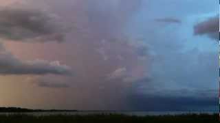 preview picture of video 'Storm over Lake Mattamuskeet in Hyde County, North Carolina'