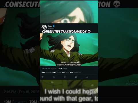 Cart Titan Transformation 🔥💀 | Attack on Titan Edit #eren #aot #aotedit