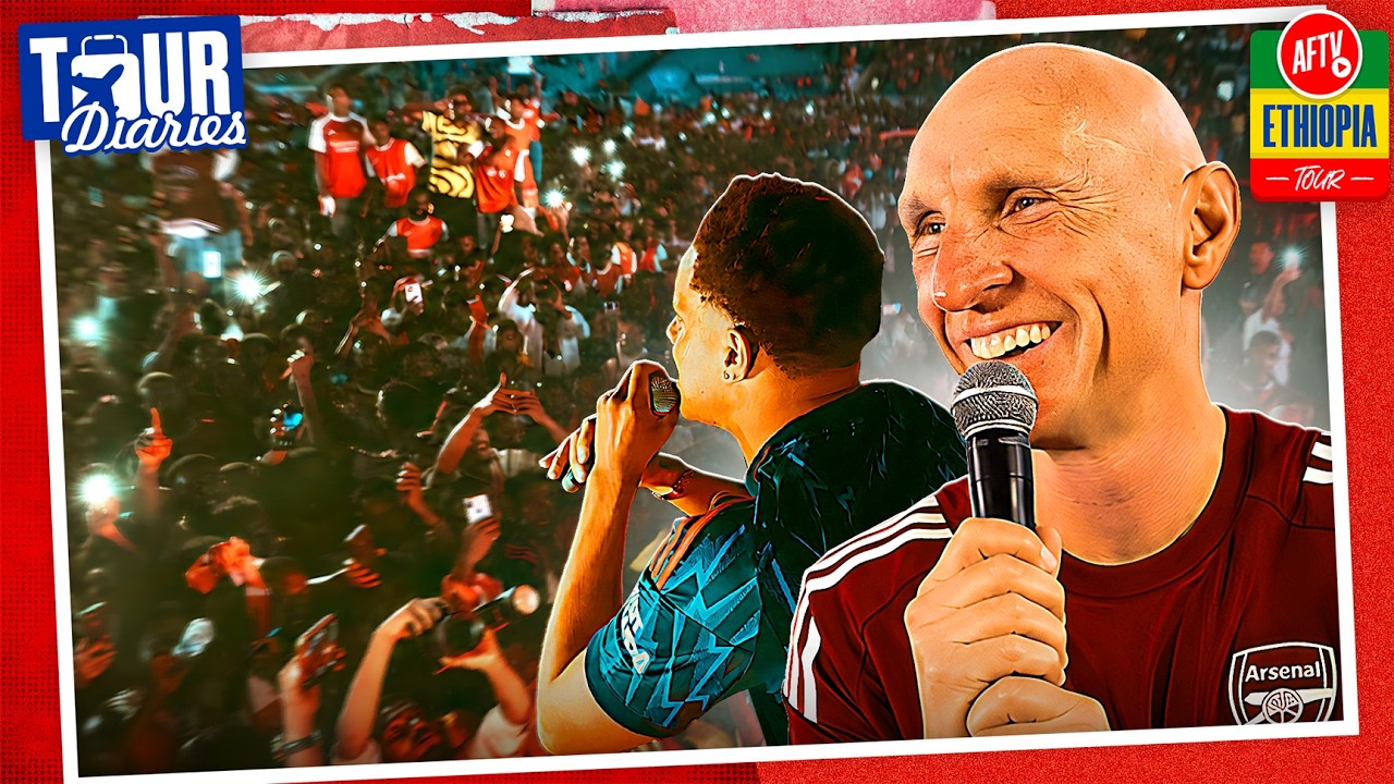 40,000 Arsenal Fans, Eboue & A Horse Named AFTV | Tour Diaries | Ethiopia Tour 2026 🇪🇹