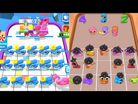 Merge Number Cube Run Vs Alphabet Epic Rush ⭐ Alphabet Lore ⭐ Number Lore Max Level Gameplay