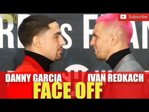 DANNY GARCIA VS IVAN REDKACH LOCK EYES IN FACE OFF AHEAD OF BROOKLYN BRAWL...