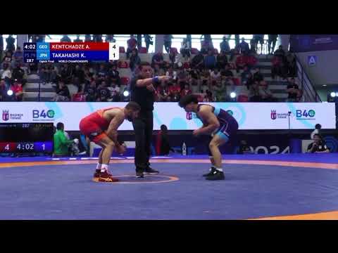 1/8 Final - FS - 79 kg GEO - Avtandil KENTCHADZE vs JPN - Kota TAKAHASHI