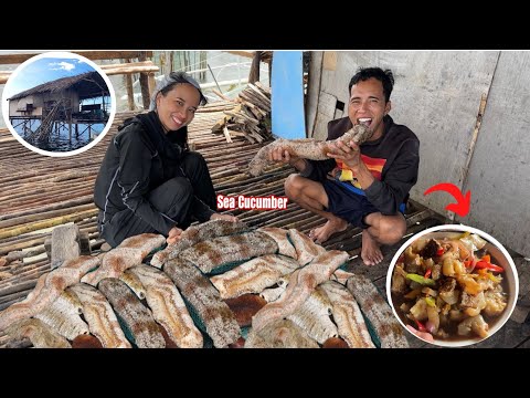 Nag Mukbang Kami Ng Mga Giant Sea Cucumber|Paano Lutuin?