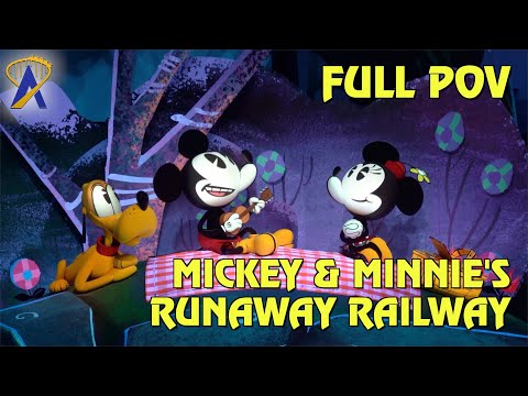 FULL POV - Mickey & Minnie's Runaway Railway at Disney's Hollywood Studios