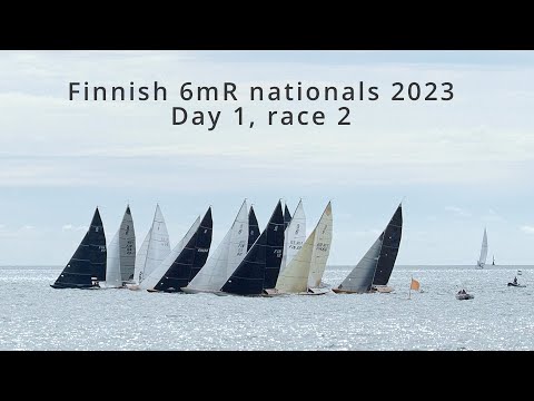 Finnish 6mR nationals 2023 day 1, race 2