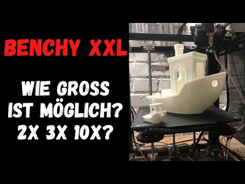 Größtes Benchy auf dem Ender 5 // XXL 3D Druck Experiment