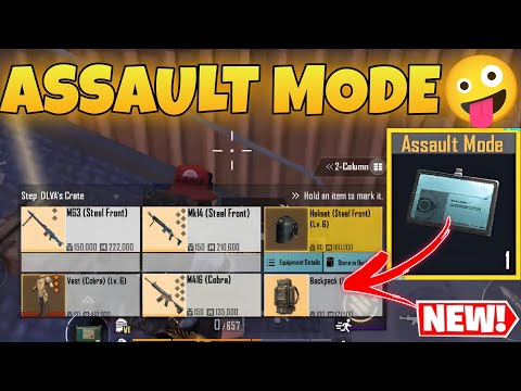 YELLOW CRATE IN ASSAULT MODE 🥵 PUBG METRO ROYALE CHAPTER 29